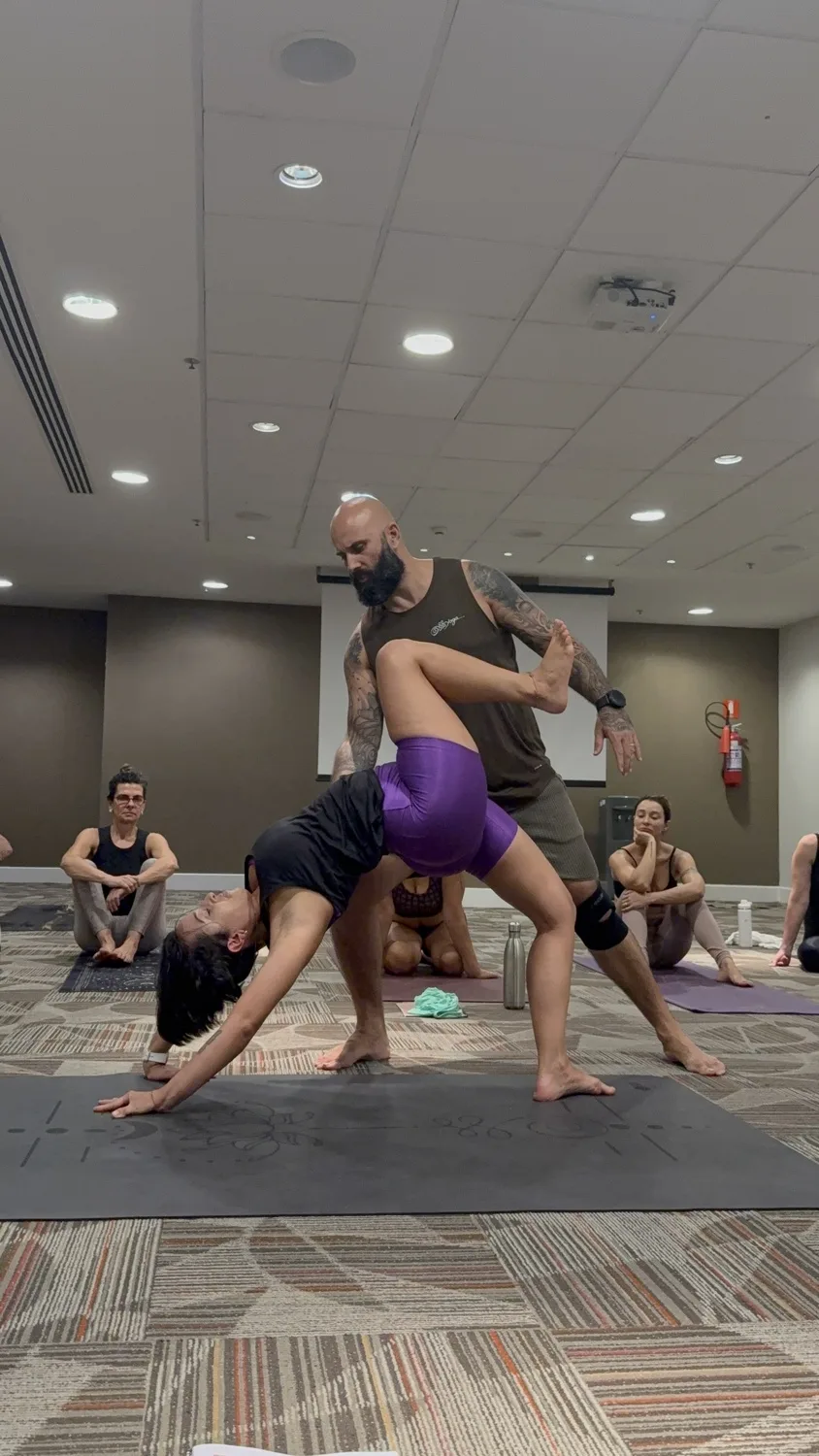 Ajuste manual em backbend no intensivo